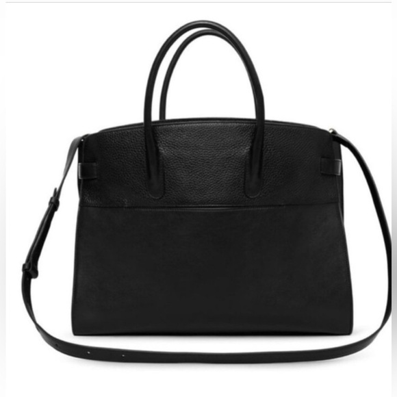 Cuyana Black Leather Work Satchel - Picture 4 of 16